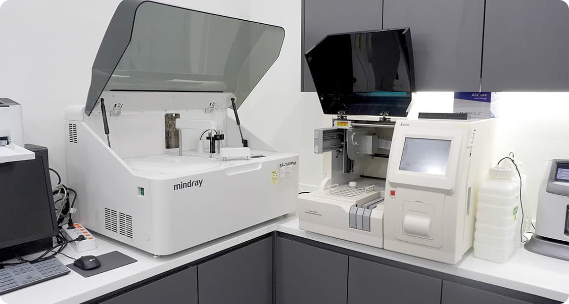 Lab ตรวจเลือด โรงพยาบาล AB