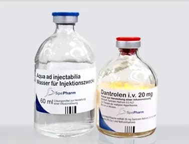 จัดเตรียม Dantrolene
ในกรณีฉุกเฉิน