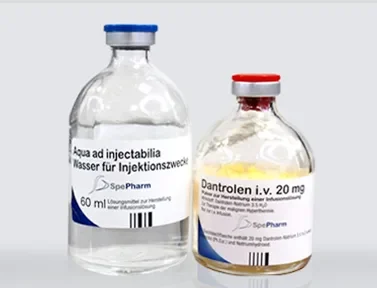 จัดเตรียม Dantrolene
ในกรณีฉุกเฉิน